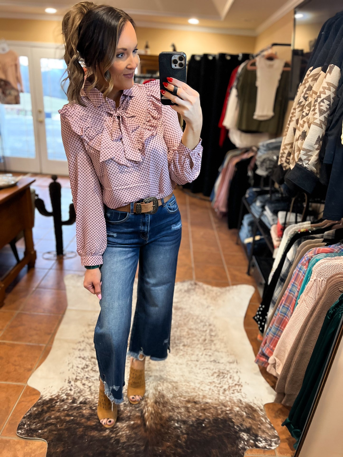 Avery Wide Leg Ankle Jeans