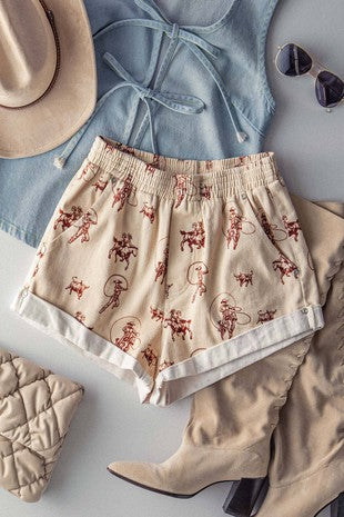 Rodeo Western Shorts
