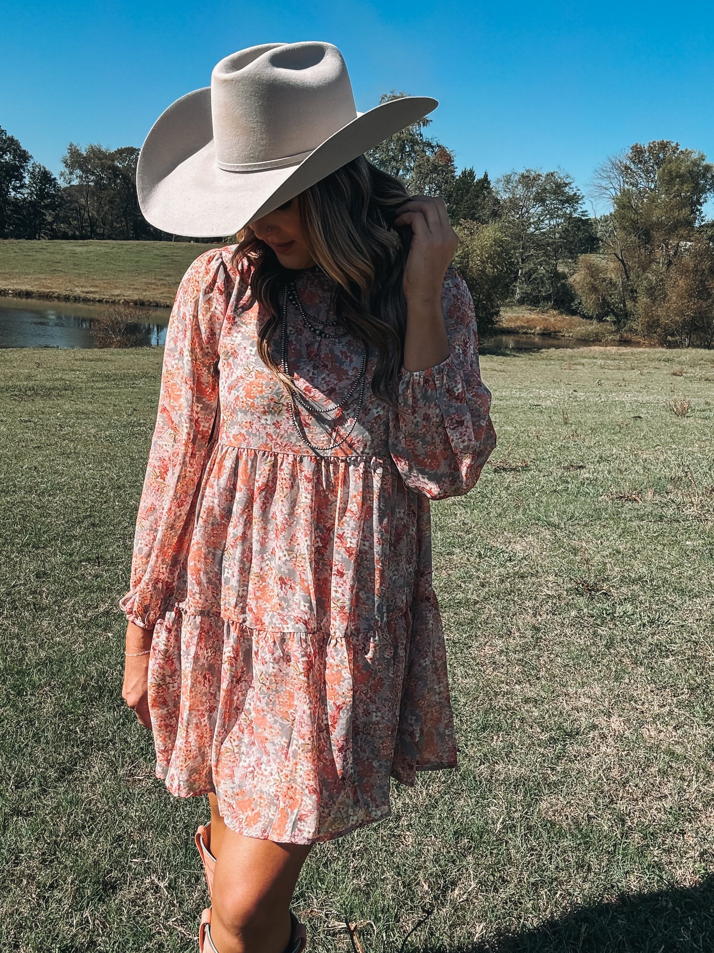 Floral Chiffon Dress