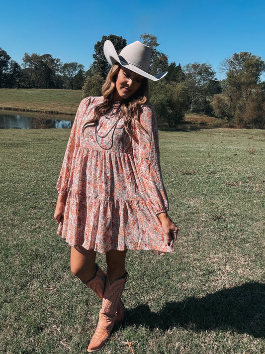 Floral Chiffon Dress