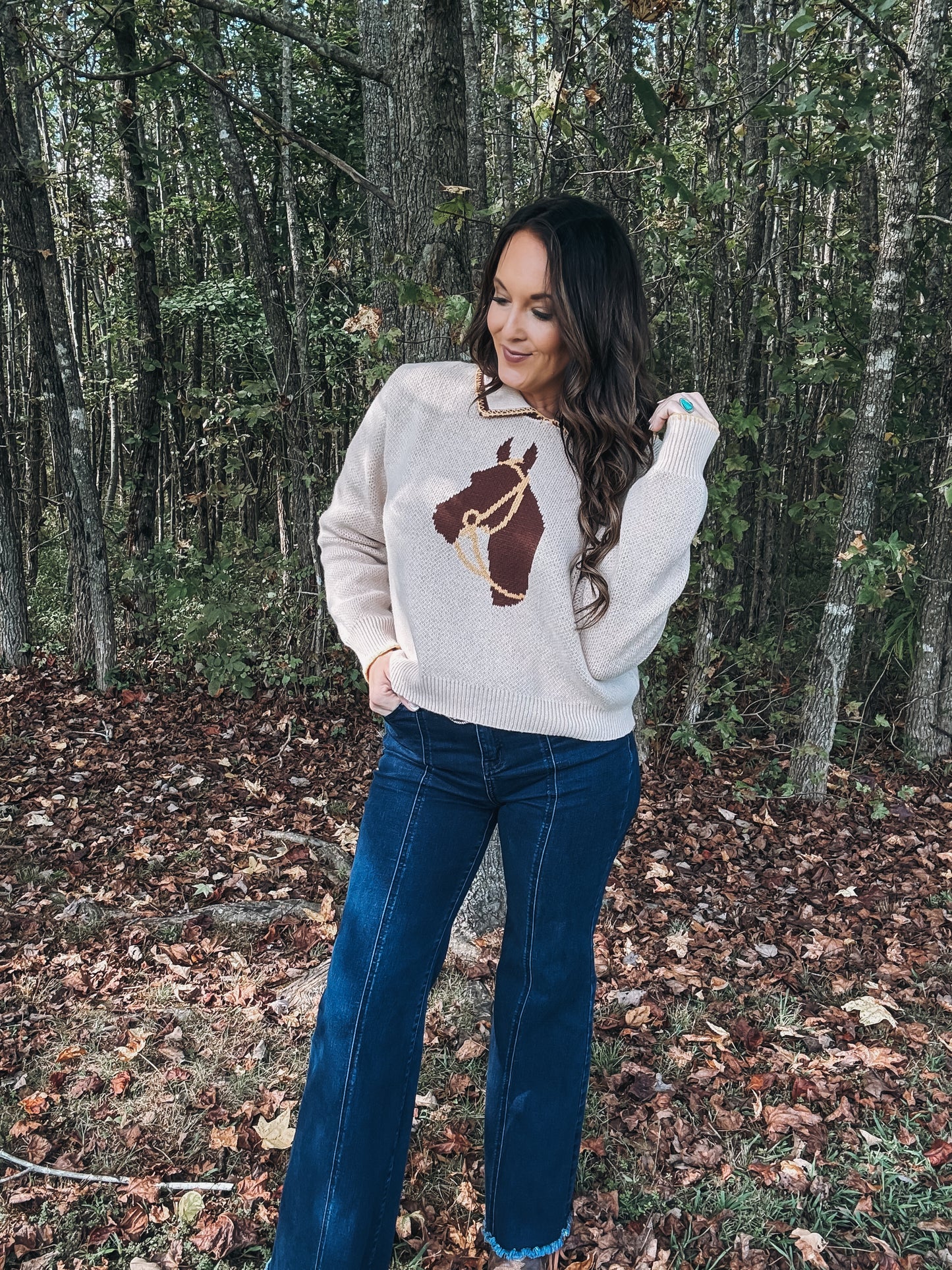 Cheyenne Horse Sweater